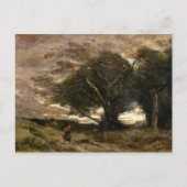 Gust of Wind, 1866 Briefkaart (Voorkant)