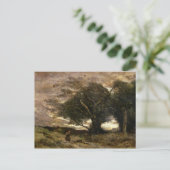 Gust of Wind, 1866 Briefkaart (Staand voorkant)