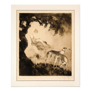 Gust Of Wind beroemd gemaakt door Louis Icart Foto Afdruk