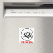 Gusta Face met tekst Magneet (Insitu (Vaatwasser))