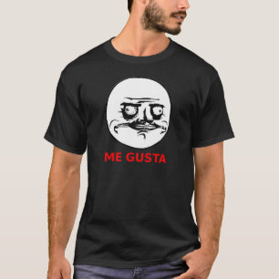 Gusta Face met tekst T-shirt