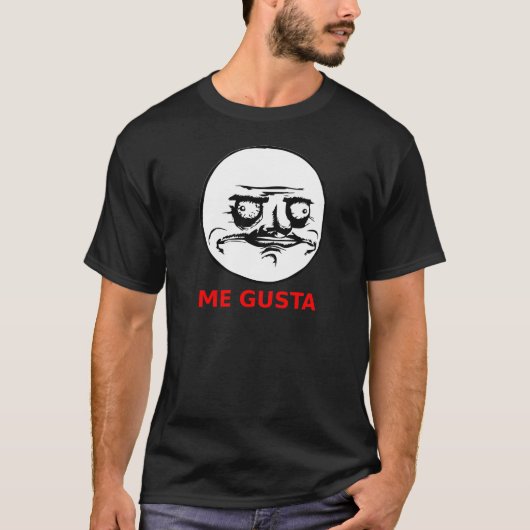 Gusta Face met tekst T-shirt (Voorkant)