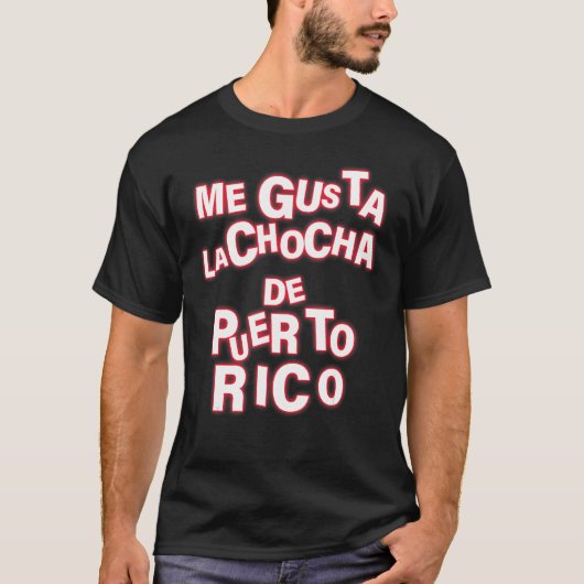 Gusta La Chocha de Puerto Rico Apparel T-shirt (Voorkant)