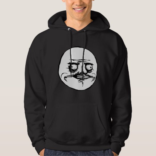 Gusta Rage Face Meme Hoodie (Voorkant)