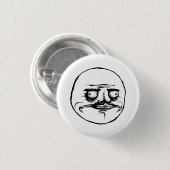 Gusta Rage Face Meme Ronde Button 3,2 Cm (Voorkant /achterkant)