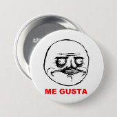 Gusta Rage Face Meme Ronde Button 7,6 Cm (Voorkant /achterkant)