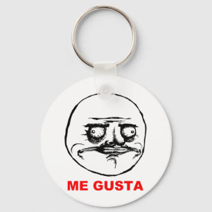 Gusta Rage Face Meme Sleutelhanger