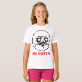 Gusta Rage Face Meme T-shirt (Voorkant volledig)