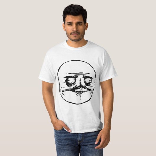 Gusta Rage Face Meme T-shirt (Voorkant volledig)