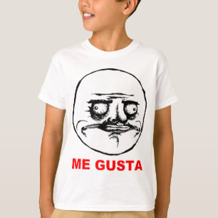 Gusta Rage Face Meme T-shirt