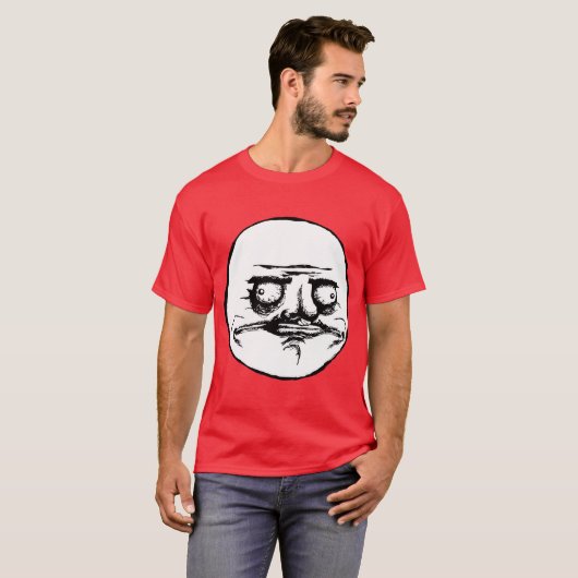 Gusta Rage Face Meme T-shirt (Voorkant volledig)