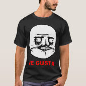 Gusta Rage Face Meme T-shirt (Voorkant)
