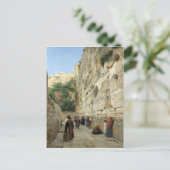 Gustav Bauernfeind : De Westerne muur in Jeruzalem Briefkaart (Staand voorkant)