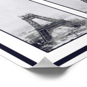 Gustav Eiffel's Tower Under Construction Poster (Hoek)