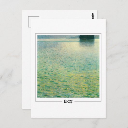 Gustav Klimt #218 - Kunstmatig Briefkaart (Voorkant / Achterkant)