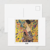 Gustav Klimt #22 - Kunstmatig Briefkaart (Voorkant / Achterkant)
