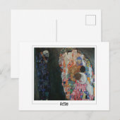 Gustav Klimt #257 - Kunstmatig Briefkaart (Voorkant / Achterkant)