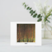 Gustav Klimt #28 - Briefkaart met fijne kunst (Staand voorkant)