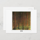 Gustav Klimt #28 - Briefkaart met fijne kunst (Voorkant / Achterkant)