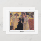 Gustav Klimt #391 - Kunstmatig Briefkaart (Voorkant / Achterkant)