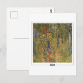 Gustav Klimt #411 - Kunstmatig Briefkaart (Voorkant / Achterkant)