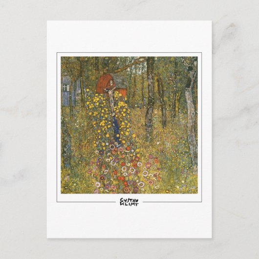 Gustav Klimt #411 - Kunstmatig Briefkaart (Voorkant)