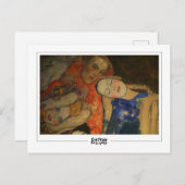 Gustav Klimt #42 - Kunstmatig Briefkaart (Voorkant / Achterkant)