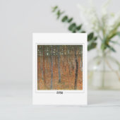 Gustav Klimt #467 - Kunstmatig Briefkaart (Staand voorkant)