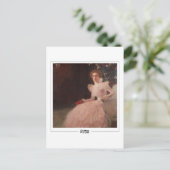 Gustav Klimt #500 - Kunstmatig Briefkaart (Staand voorkant)