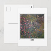 Gustav Klimt #508 - Kunstposter Briefkaart (Voorkant / Achterkant)