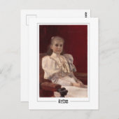 Gustav Klimt #521 - Kunstmatig Briefkaart (Voorkant / Achterkant)