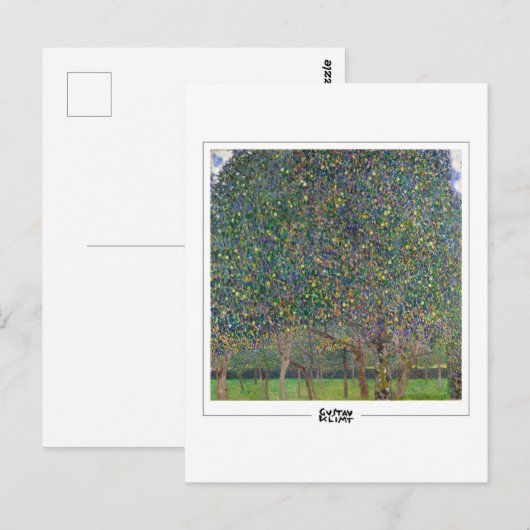 Gustav Klimt #527 - Kunstmatig Briefkaart (Voorkant / Achterkant)