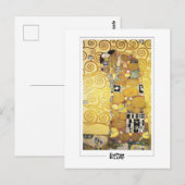 Gustav Klimt #530 - Kunstmatig Briefkaart (Voorkant / Achterkant)