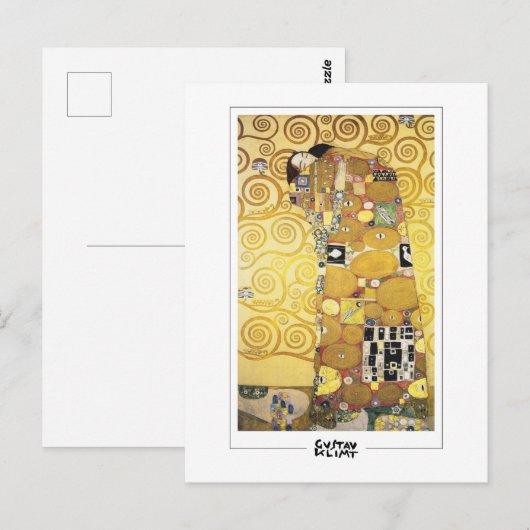 Gustav Klimt #530 - Kunstmatig Briefkaart (Voorkant / Achterkant)