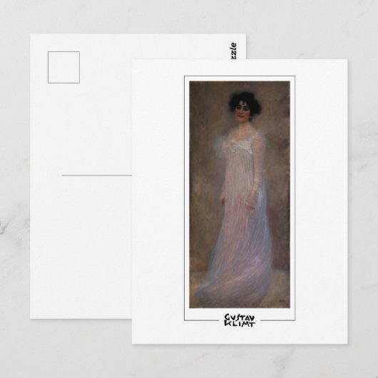 Gustav Klimt #532 - Kunstmatig Briefkaart (Voorkant / Achterkant)