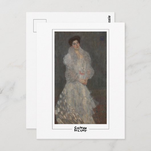 Gustav Klimt #553 - Kunstmatig Briefkaart (Voorkant / Achterkant)