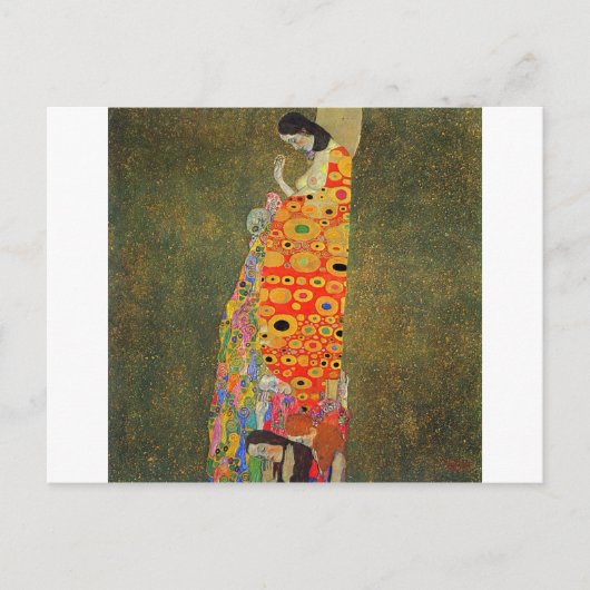 Gustav Klimt Abandoned Hope Briefkaart (Voorkant)