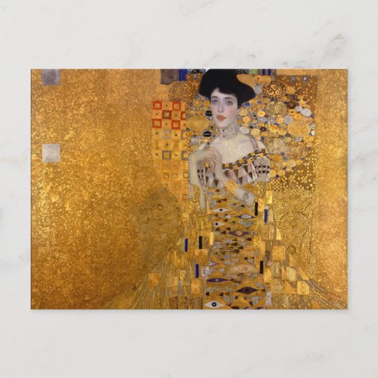 Gustav Klimt, Adele, Art nouveau, deco, goud, schi Briefkaart (Voorkant)