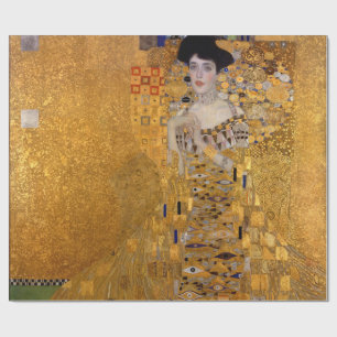 Gustav Klimt, Adele, Art nouveau, deco, goud, schi Cadeaupapier