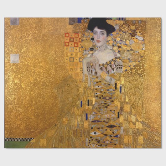 Gustav Klimt, Adele, Art nouveau, deco, goud, schi Cadeaupapier (Vlak)