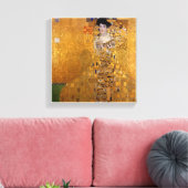 Gustav Klimt, Adele, Art nouveau, deco, goud, schi Canvas Afdruk (Insitu (Woonkamer))