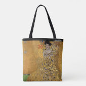 Gustav Klimt – Adele Bloch-Bauer – Aangepaste teks Tote Bag (Achterkant)