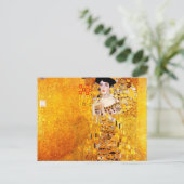 Gustav Klimt Adele Bloch-Bauer Art Nouveau Briefkaart (Staand voorkant)