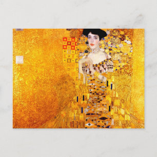 Gustav Klimt Adele Bloch-Bauer  Art Nouveau Briefkaart