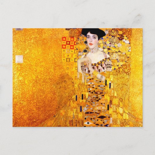 Gustav Klimt Adele Bloch-Bauer Art Nouveau Briefkaart (Voorkant)