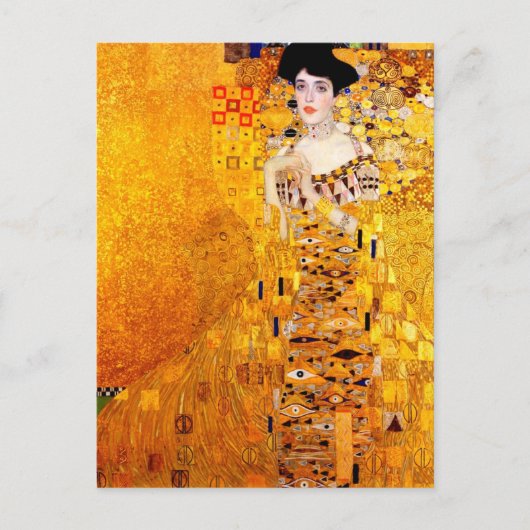 Gustav Klimt Adele Bloch-Bauer  Art Nouveau Briefkaart (Voorkant)