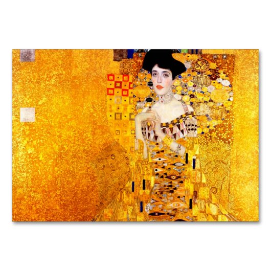 Gustav Klimt Adele Bloch-Bauer  Art Nouveau Kaart (Voorkant)
