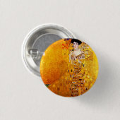 Gustav Klimt Adele Bloch-Bauer Art Nouveau Ronde Button 3,2 Cm (Voorkant /achterkant)