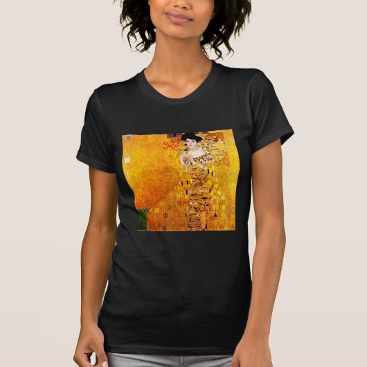 Gustav Klimt Adele Bloch-Bauer  Art Nouveau T-shirt (Voorkant)