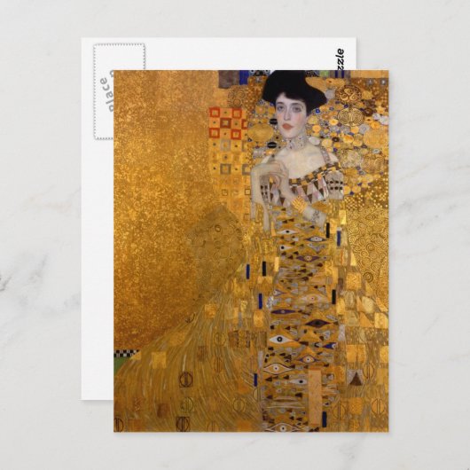 Gustav Klimt - Adele Bloch-Bauer I. Briefkaart (Voorkant / Achterkant)